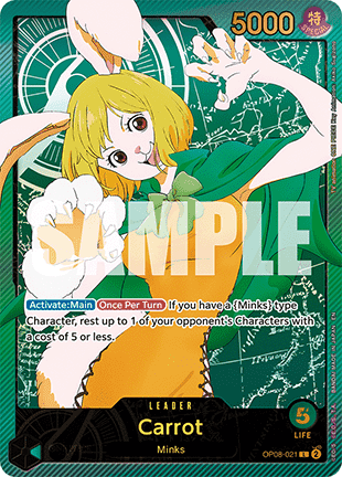 (OP08-021) One Piece TCG EB02: Anime 25th Collection Single: Carrot (OP08-021) Special Rare