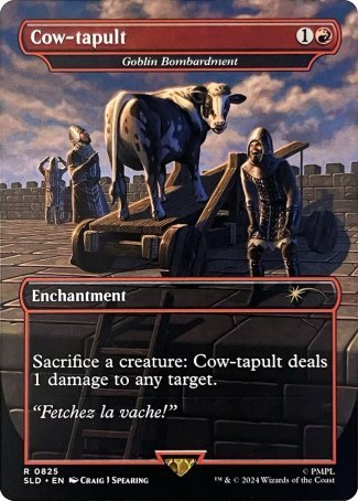 (825) Magic The Gathering Secret Lair Drop Series Single: Goblin Bombardment (V.1) Holo Rare