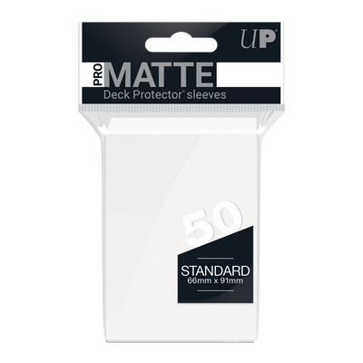 Ultra Pro Pro-Matte White Standard Deck Protector Sleeves 50ct