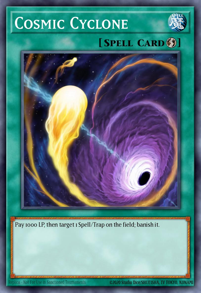 (061) YuGiOh TCG RA02: 25th Anniversary Rarity Collection II Single: Cosmic Cyclone (V.5 - Quarter Century Secret Rare)  Quarter Century Secret Rare