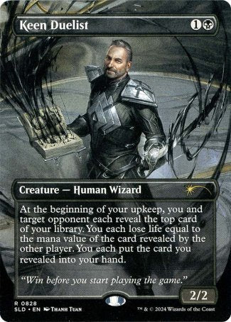 (828) Magic The Gathering Secret Lair Drop Series Single: Keen Duelist Rare