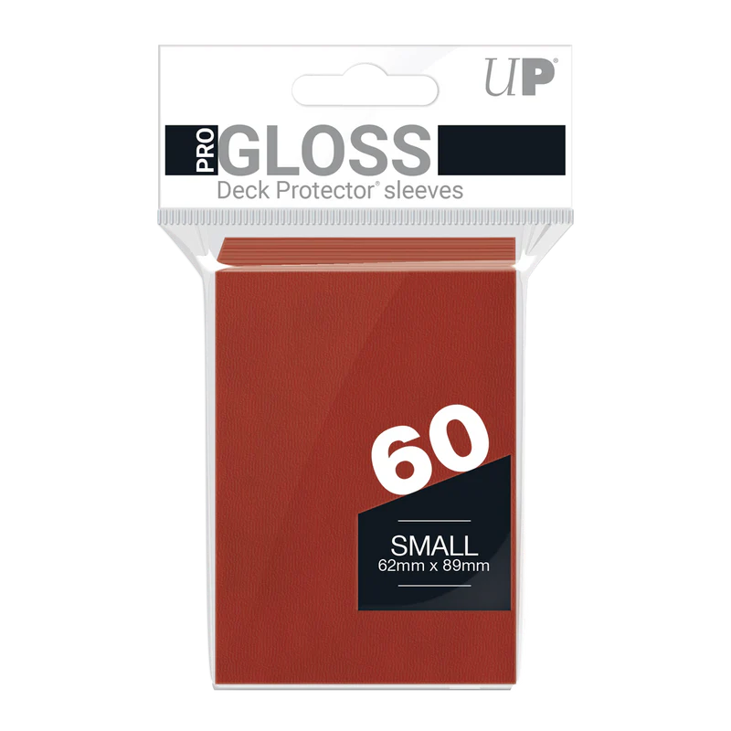 Ultra Pro: Pro Gloss Small Deck Protectors (60 ct) - Red
