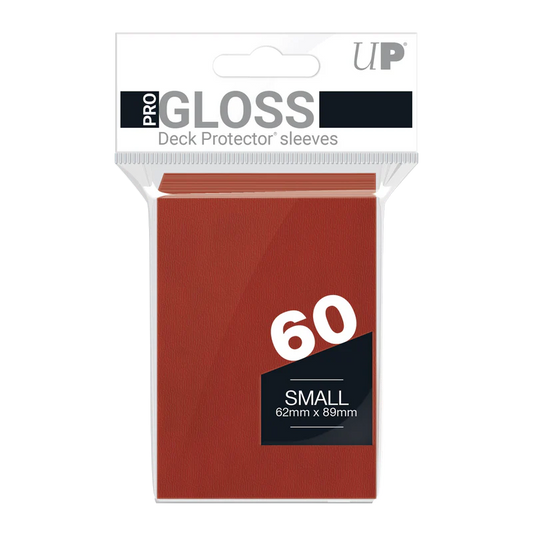 Ultra Pro: Pro Gloss Small Deck Protectors (60 ct) - Red