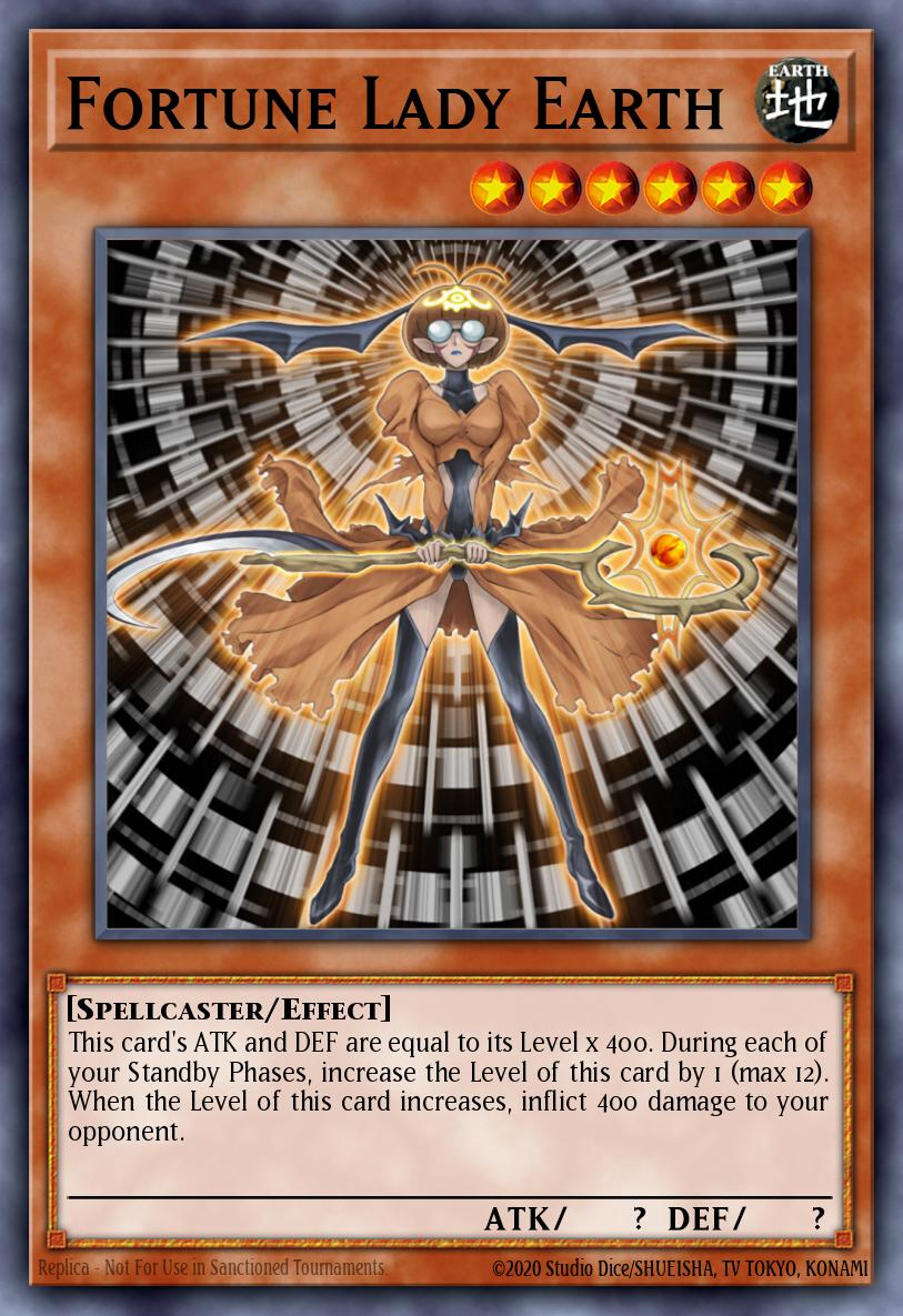 (012) YuGiOh TCG SOVR: Stardust Overdrive Single: Fortune Lady Earth Rare