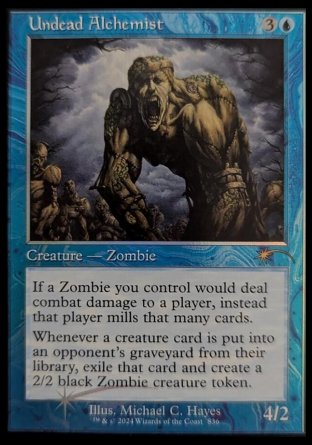 (836) Magic The Gathering Secret Lair Drop Series Single: Undead Alchemist Holo Rare
