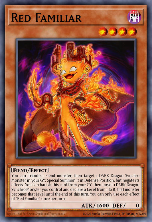(274) YuGiOh TCG MP25: 2025 Mega-Pack Tin Single: Red Familiar  Ultra Rare