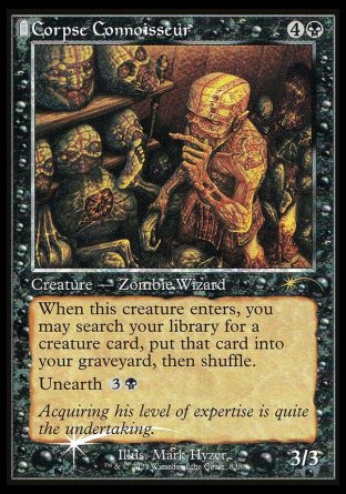 (838) Magic The Gathering Secret Lair Drop Series Single: Corpse Connoisseur Rare