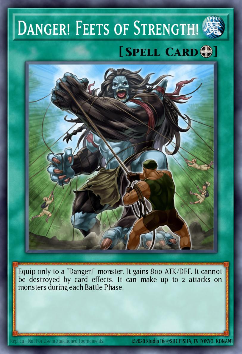 (086) YuGiOh TCG MP20: 2020 Tin of Lost Memories Mega Pack Single: Danger! Feets of Strength! Common