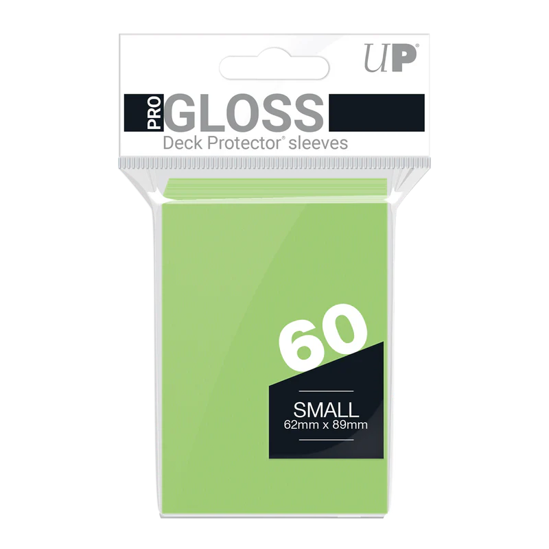 Ultra Pro: Pro Gloss Small Deck Protectors (60 ct) - Lime Green