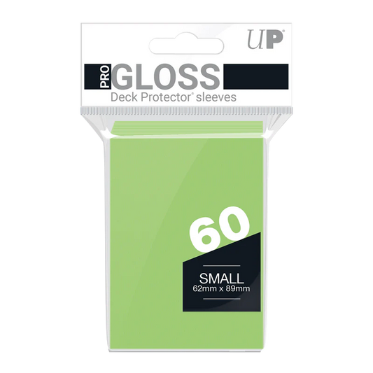 Ultra Pro: Pro Gloss Small Deck Protectors (60 ct) - Lime Green