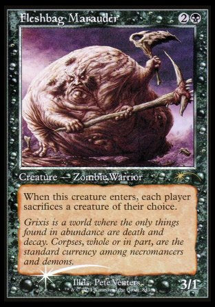 (841) Magic The Gathering Secret Lair Drop Series Single: Fleshbag Marauder (V.2) Rare