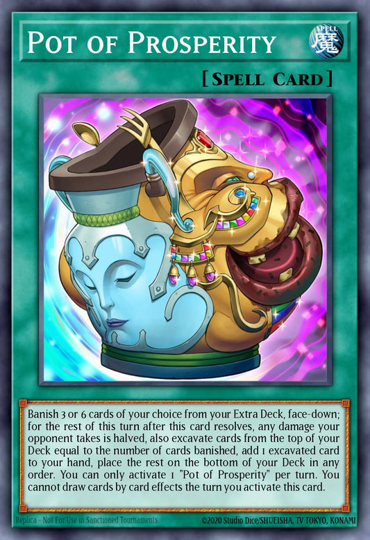 (066) YuGiOh TCG RA01: 25th Anniversary Rarity Collection Single: Pot of Prosperity (V.7 - Ultimate Rare)  Ultimate Rare