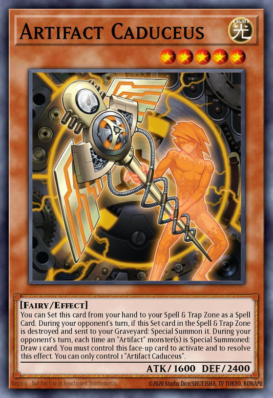 (017) YuGiOh TCG PRIO: Primal Origin Single: Artifact Caduceus  Rare
