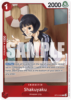 (006) One Piece TCG OP12: Legacy of the Master Single: Shakuyaku (OP12-006) Rare