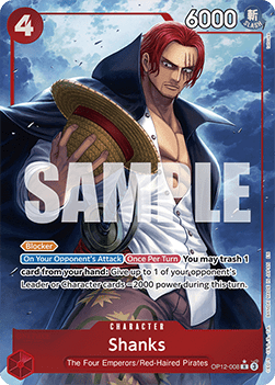 (008) One Piece TCG OP12: Legacy of the Master Single: Shanks (OP12-008) (V.2) Alternate Art