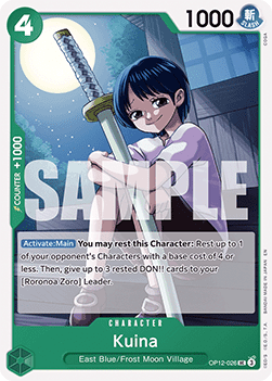 (026) One Piece TCG OP12: Legacy of the Master Single: Kuina (OP12-026) Uncommon