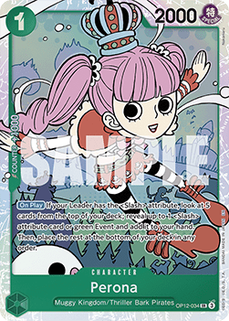 (034) One Piece TCG OP12: Legacy of the Master Single: Perona (OP12-034) (V.1) Super Rare