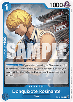 (048) One Piece TCG OP12: Legacy of the Master Single: Donquixote Rosinante (OP12-048) Common