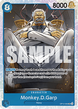 (056) One Piece TCG OP12: Legacy of the Master Single: Monkey.D.Garp (OP12-056) (V.1) Super Rare