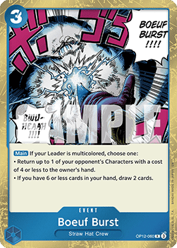 (060) One Piece TCG OP12: Legacy of the Master Single: Boeuf Burst (OP12-060) (V.1) Rare