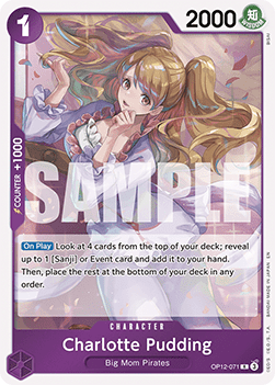 (071) One Piece TCG OP12: Legacy of the Master Single: Charlotte Pudding (OP12-071) Rare