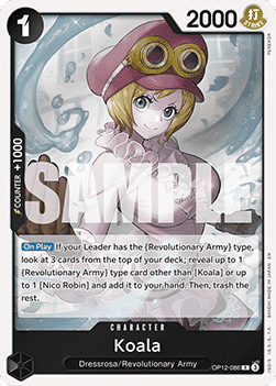(086) One Piece TCG OP12: Legacy of the Master Single: Koala (OP12-086) (V.1) Rare