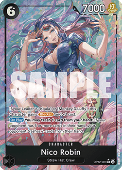 (087) One Piece TCG OP12: Legacy of the Master Single: Nico Robin (OP12-087) (V.2) Alternate Art