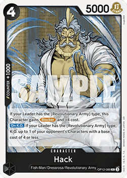 (089) One Piece TCG OP12: Legacy of the Master Single: Hack (OP12-089) Rare