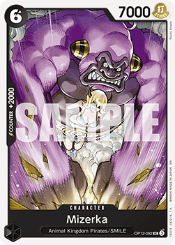 (092) One Piece TCG OP12: Legacy of the Master Single: Mizerka (OP12-092) Uncommon