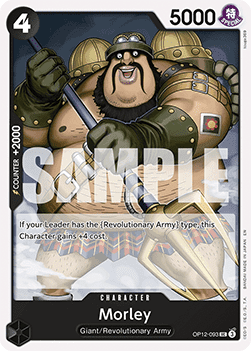 (093) One Piece TCG OP12: Legacy of the Master Single: Morley (OP12-093) Uncommon