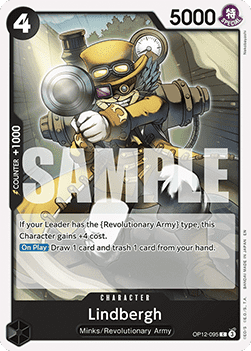 (095) One Piece TCG OP12: Legacy of the Master Single: Lindbergh (OP12-095) Common