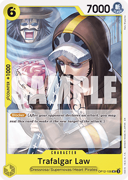 (106) One Piece TCG OP12: Legacy of the Master Single: Trafalgar Law (OP12-106) Uncommon