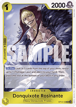 (108) One Piece TCG OP12: Legacy of the Master Single: Donquixote Rosinante (OP12-108) (V.1) Rare