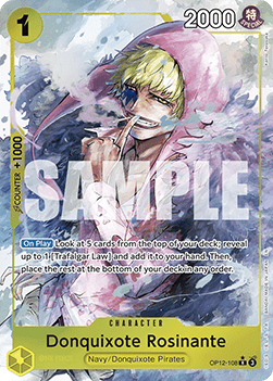 (108) One Piece TCG OP12: Legacy of the Master Single: Donquixote Rosinante (OP12-108) (V.2) Alternate Art