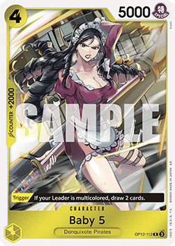 (112) One Piece TCG OP12: Legacy of the Master Single: Baby 5 (OP12-112) Rare