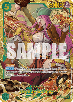 (118) One Piece TCG OP12: Legacy of the Master Single: Jewelry Bonney (OP12-118) (V.1) Secret Rare