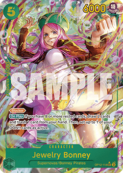 (118) One Piece TCG OP12: Legacy of the Master Single: Jewelry Bonney (OP12-118) (V.2) Alternate Art