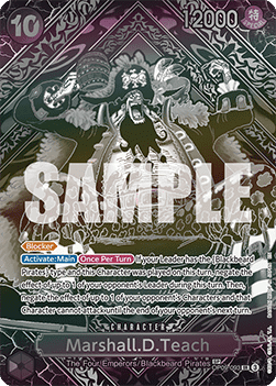 (OP09-093) One Piece TCG OP12: Legacy of the Master Single: Marshall.D.Teach (OP09-093) (V.2) Special Rare