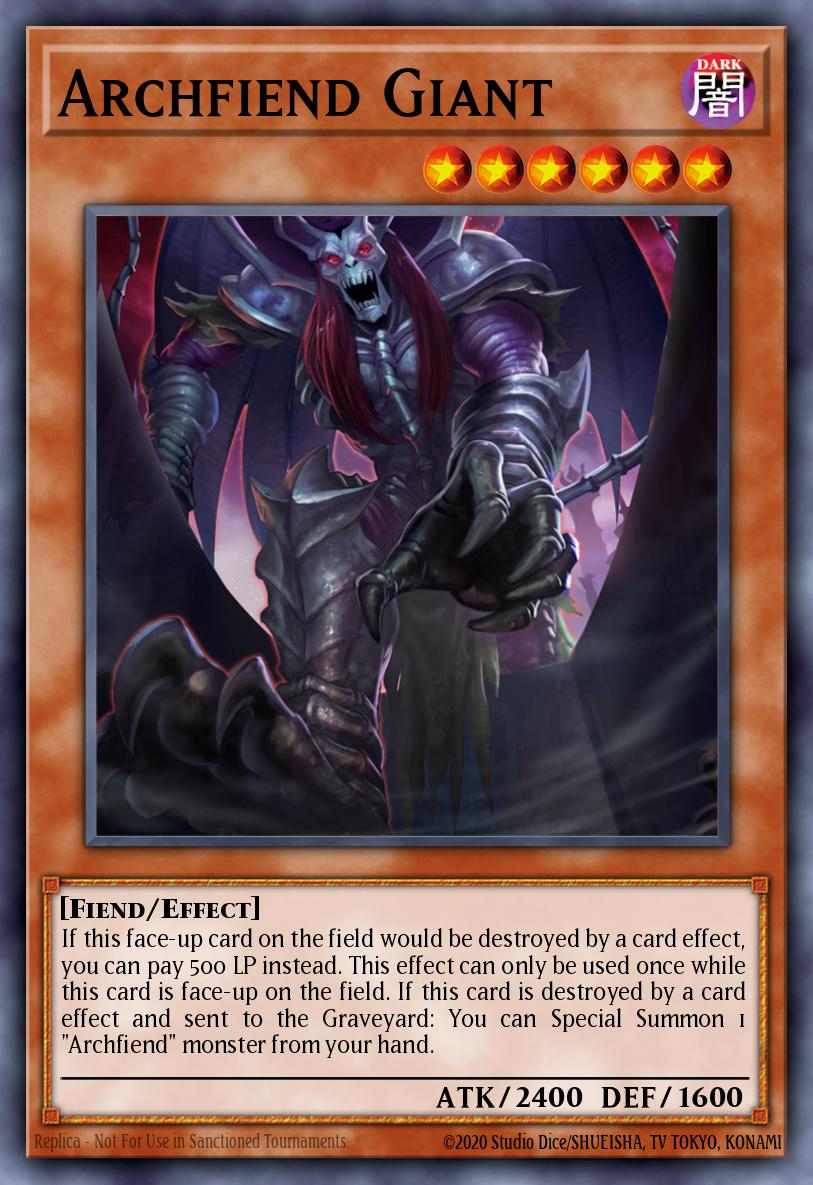(181) YuGiOh TCG MP14: 2014 Mega-Tins Mega-Pack Single: Archfiend Giant Rare