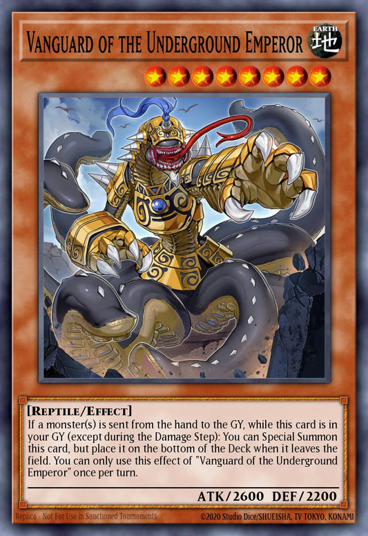 (307) YuGiOh TCG MP24: 25th Anniversary Tin: Dueling Mirrors Single: Vanguard of the Underground Emperor  Common