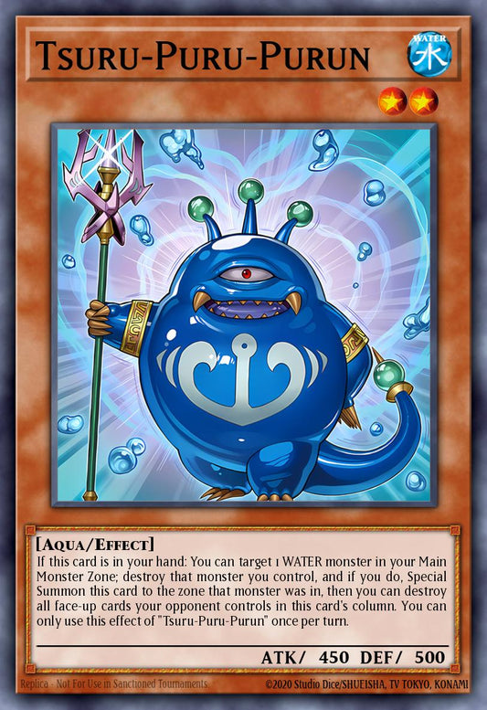 (409) YuGiOh TCG MP25: 2025 Mega-Pack Tin Single: Tsuru-Puru-Purun  Common