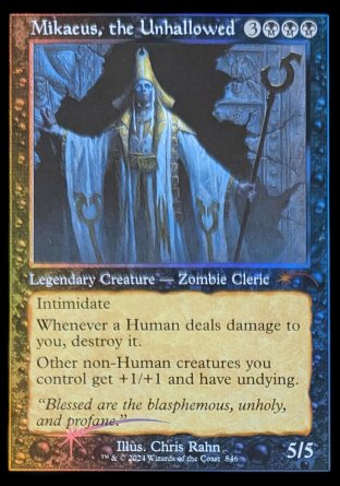(846) Magic The Gathering Secret Lair Drop Series Single: Mikaeus, the Unhallowed Mythic