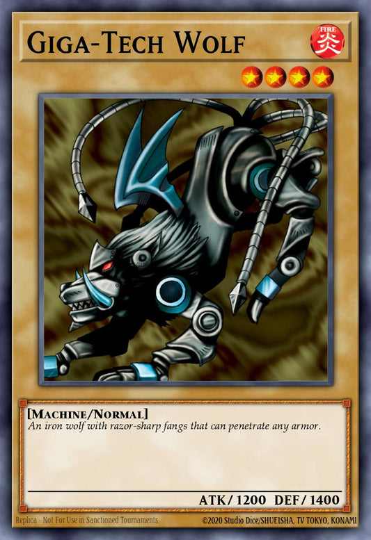 (096) YuGiOh TCG MRD: Metal Raiders Single: Giga-Tech Wolf (V.1 - Common)  Common