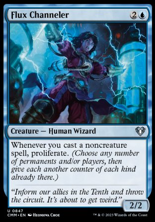 (847) Magic The Gathering Commander Masters: Extras Single: Flux Channeler Uncommon