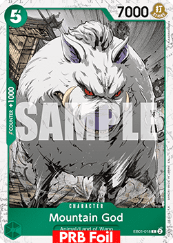 (EB01-018) One Piece TCG PRB02: The Best Vol.2 Single: Mountain God (EB01-018) (V.2) Common