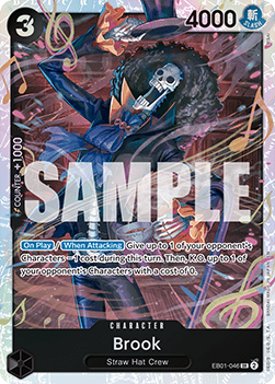 (EB01-046) One Piece TCG PRB02: The Best Vol.2 Single: Brook (EB01-046) Super Rare