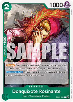 (OP05-030) One Piece TCG PRB02: The Best Vol.2 Single: Donquixote Rosinante (OP05-030) (V.1) Rare