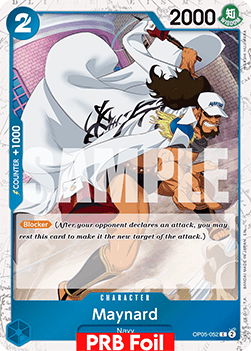 (OP05-052) One Piece TCG PRB02: The Best Vol.2 Single: Maynard (OP05-052) (V.2) Common