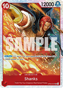(OP06-007) One Piece TCG PRB02: The Best Vol.2 Single: Shanks (OP06-007) (V.1) Super Rare