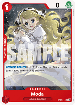 (OP07-014) One Piece TCG PRB02: The Best Vol.2 Single: Moda (OP07-014) (V.1) Uncommon